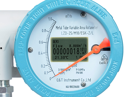 液晶顯示金屬管浮子流量計(jì)